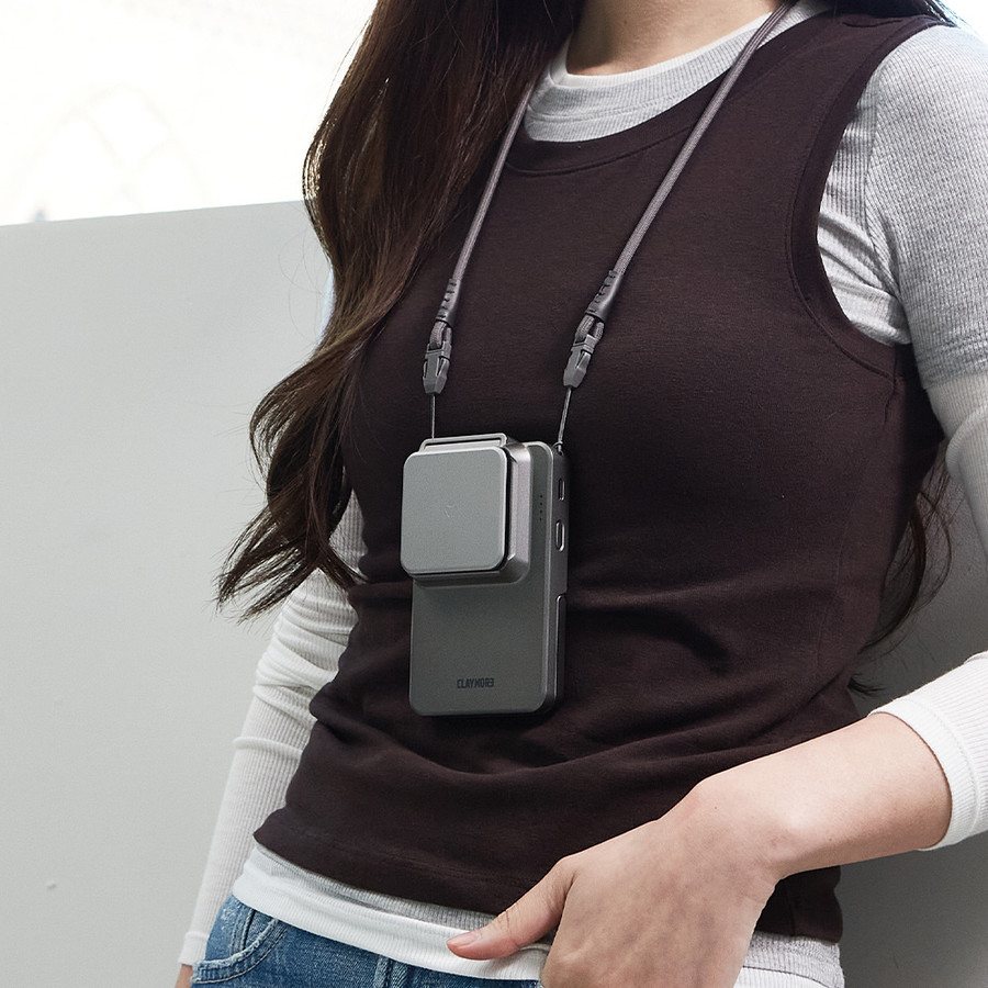 CLAYMORE CLIP S隨身風扇-鈦灰