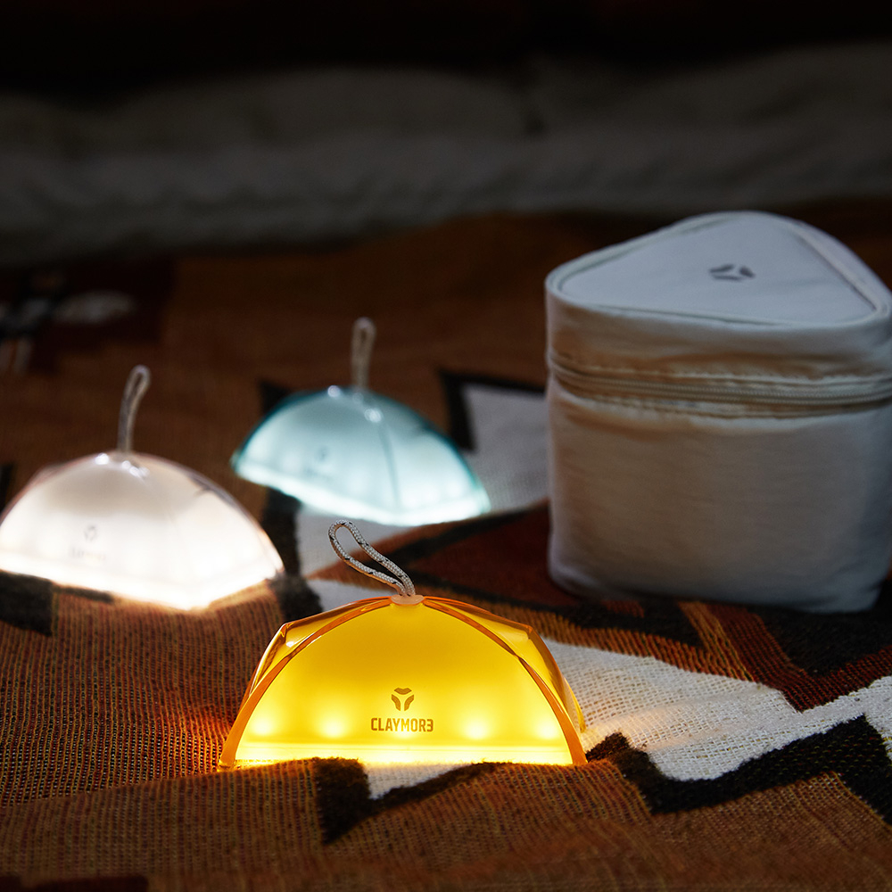 (預購) CLAYMORE 帳篷小夜燈3入組 (含收納袋)